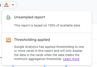 GA4’s data thresholding 88