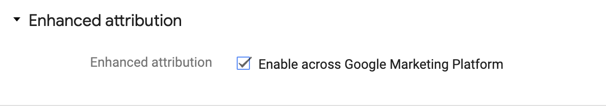 CM360 enhanced attribution 60