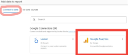 GA4 looker studio connect 3 GA4 looker studio connect 3