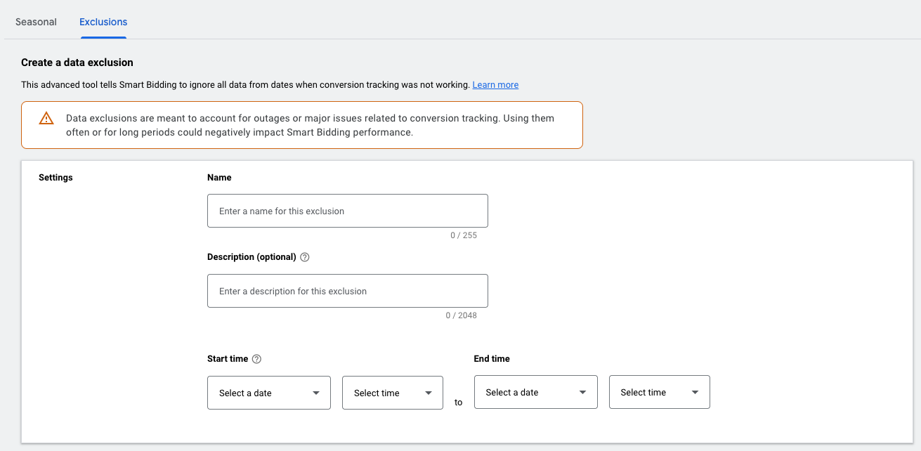 data exclusion 8