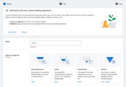 Setting up of custom bidding in DV360 5
